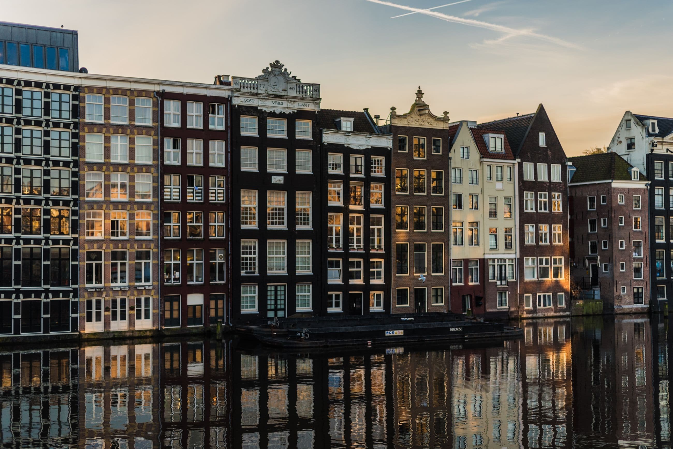 Amsterdam canal houses, home of Tas & Company since 1885