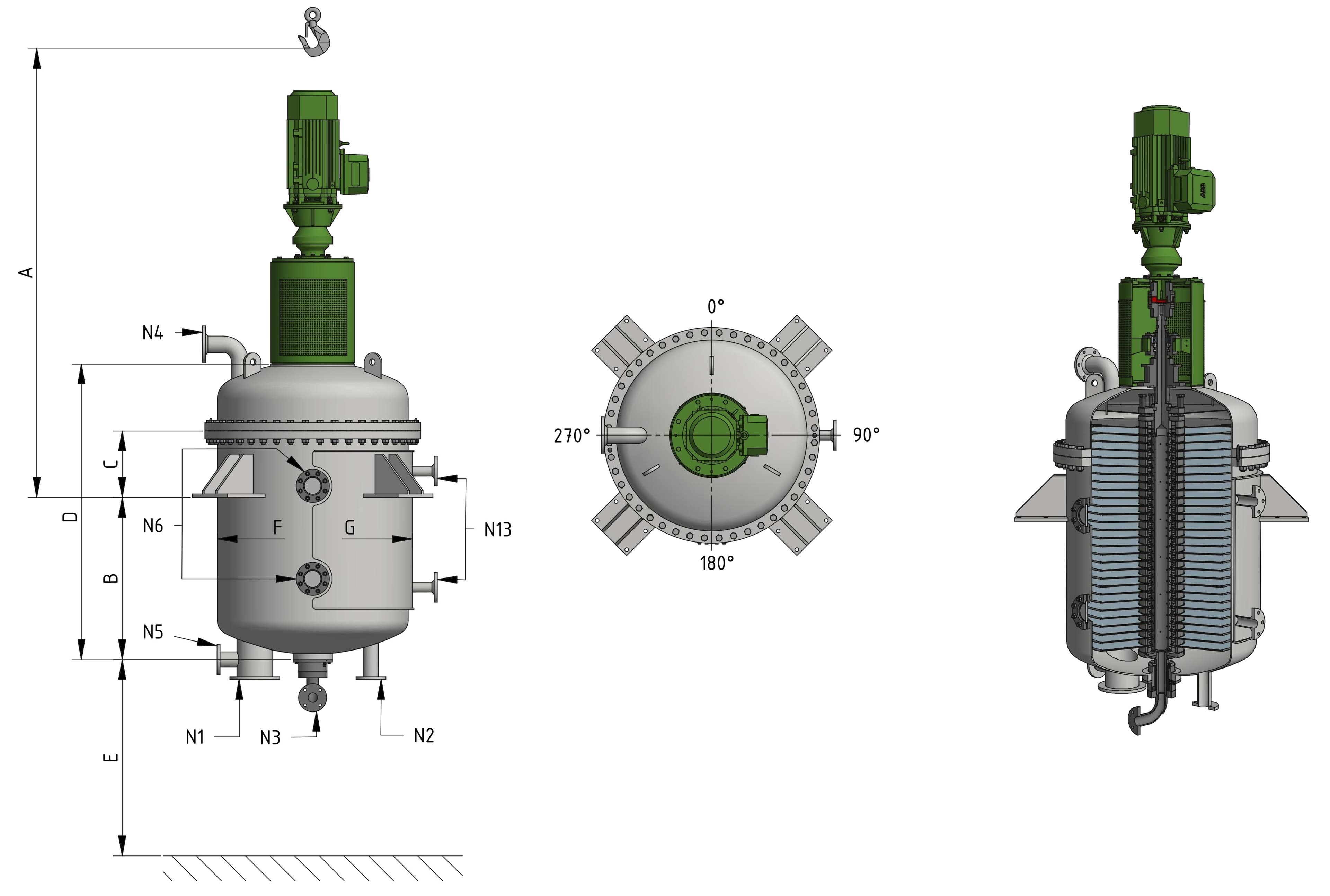 MAVAG filter technical drawing