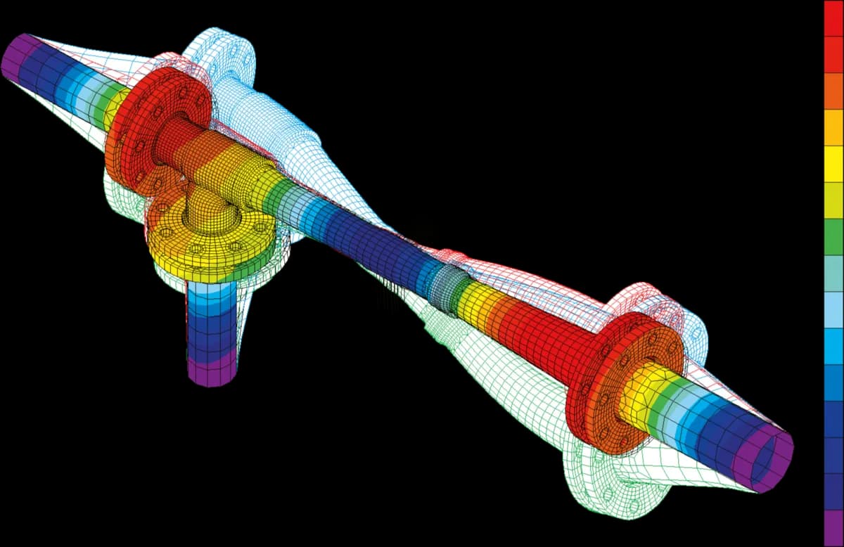 Körting ejector FEA shock and stress analysis