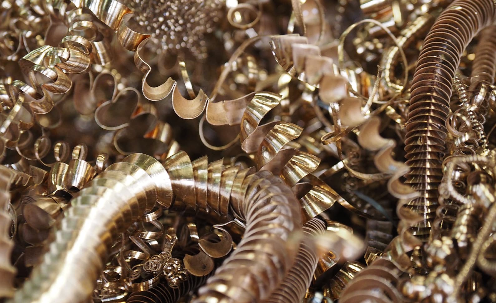 Metaalspanen en spaanders uit bewerking