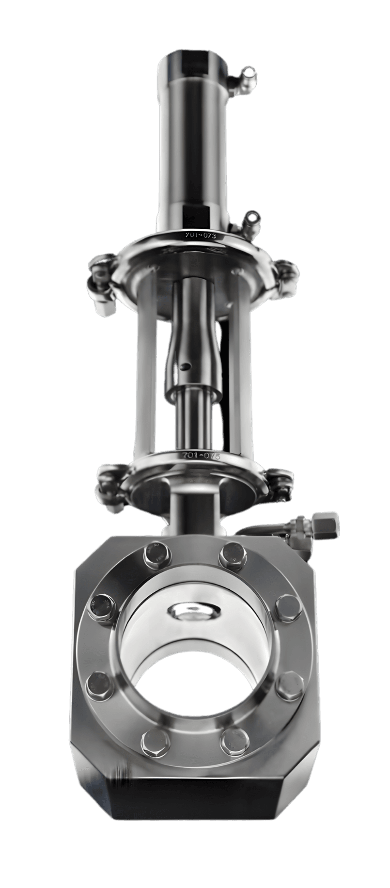 Trinox / Gulbinat sanitary valve detailed view